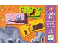 DJECO dėlionė Mama ir mažylis, DJ08157 ( DJ08157 )
