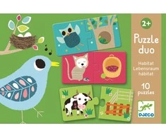 DJECO žaidimas-dėlionė Habitat, DJ08164 ( DJ08164 )