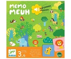 Djeco Edukacinis stalo žaidimas - Memo Meuh (Gyvūnų balsai) ( DJ08482 )