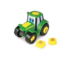 Tomy JOHN DEERE traktorius su kaladėlėmis Johnny, 46654