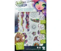 NEBULOUS STARS rinkinys Temporary Tattoos - Asst., 11410