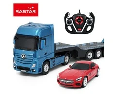 RASTAR vilkikas su automobiliu valdomas RC Mercedes-Benz Actros, asoort.,74940