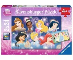 Ravensburger Dėlionė 2x24 vnt. - Disney Princesės