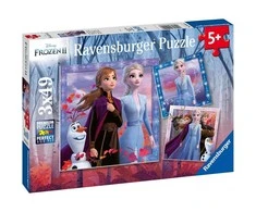 Ravensburger Dėlionė 3x49 vnt. - Frozen 2