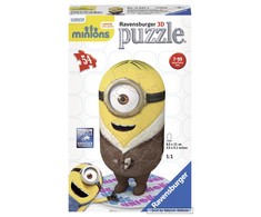RAVENSBURGER dėlionė Minions 3D 54 detalės, 114023