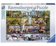 Ravensburger Dėlionė 2000 vnt. - Laukinių gyvūnų karalystė