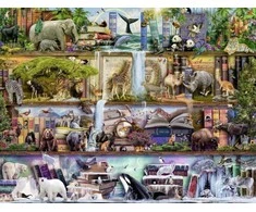 Ravensburger Dėlionė 2000 vnt. - Laukinių gyvūnų karalystė