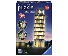 Ravensburger "3D" Dėlionė 216 vnt. - Pizos bokštas naktį