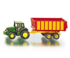 SIKU traktorius John Deere su Siloso priekaba, 1650