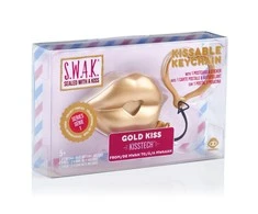 S.W.A.K. raktų pakabukas su garsu Matte Gold Kiss, 4114