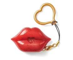 S.W.A.K. raktų pakabukas su garsu Red Glitter Kiss, 4115