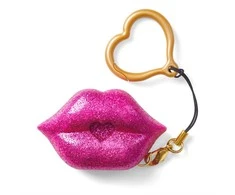 S.W.A.K. raktų pakabukas su garsu Pink Glitter Kiss, 4116