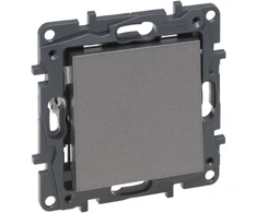 1 klavišo jungiklis Legrand Niloe Step 863401 (pilkas)