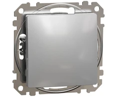 1 klavišo jungiklis Schneider Sedna Design SDD113111 (aliuminis)