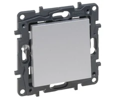1 klavišo kryžminis perjungiklis Legrand Niloe Step 863307 (pilkas)