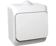 1 klavišo perjungiklis Schneider Cedar Plus WDE000560 (virštinkinis, baltas, 16A, 250V)