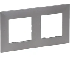 2 vietų rėmelis Legrand Niloe Step 863492 (pilkas)