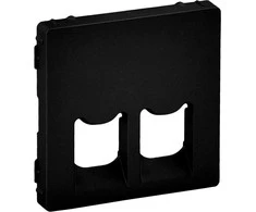 2 x RJ45 apdaila Valena Life Legrand 756422 (juoda)