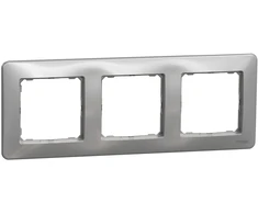 3 vietų rėmelis Schneider Electric Sedna Design SDD313803 (aliuminis)
