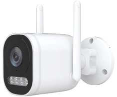 4 WIFI kamerų komplektas Longse LW5MC84B2, 5Mp, 2,8mm, 30m IR, 30m LED, žmogaus ir automobilio detekcija, švyturėliai, mikrofonas, garsiakalbis