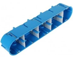 5 vietų dėžutė į gipsą Simet P5x60D (63mm gylio)