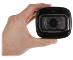 Dahua HD-CVI cilindrinė kamera 5MP su LXIR pašvietimu iki 60m., 2.7-12mm 98°~34°, IP67, su mikrofonu