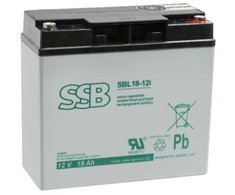 SSB Akumuliatorius SBL 18-12i 12V 18Ah, skirtas UPS APC, Ever, Fideltronik, Eaton Powerware