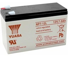 Akumuliatorius Yuasa (7Ah, 12V, F2, VRLA)