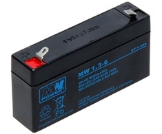 Mpl Power Elektro Mw Power MWPower MW 6V 1.3Ah F1(187) AGM akumuliatorius, 6-9 metai