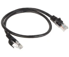 TST Masyvas PATCHCORD RJ45/0.5-Juodas 0.5m