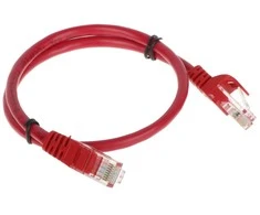 TST Masyvas PATCHCORD RJ45/0.5-Raudonas 0.5m