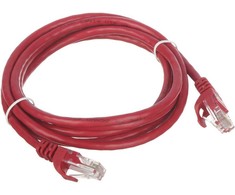 TST Array PATCHCORD RJ45/1.8-Raudonas 1.8 m