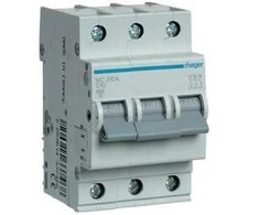 Automatinis jungiklis Hager MC332 (32A, 3P, 400V, 6kA)