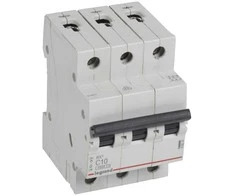 Automatinis jungiklis MCB RX3 Legrand 419233 (10A, 3P, 230V, 6kA)