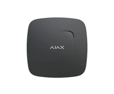 Bevielis dūmų ir temperatūros jutiklis Ajax FireProtect 38104.10.BL1 (juodas, integruota sirena)