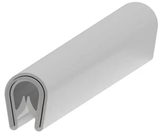 Briaunų apsauga BAKS TOZ14S (10 mm, 10 m, sidabrinė)