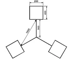 Delta BALASTINIO STIEBO PAGRINDAS MB-3/PLUS/LIGHT