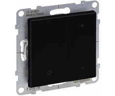 Dimeris juodas LED 300W SUNO Legrand 721478 (10 lempučių max, kaitrinės lempos - 300W)