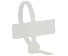 Dirželis kabeliui su aikštele žymėjimui LEGRAND 032061 95x2.4mm (baltas)