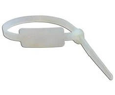 Dirželis kabeliui su vertikale aikštele žymėjimui LEGRAND 032063 180x4.6mm (baltas)