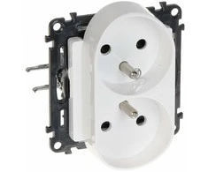 DVIGUBAS LIZDAS LE-753190 Valena Life 230 V 16 A LEGRAND