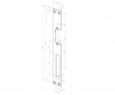 Elekrinė sklendės juosta EFF EFF - ASSA ABLOY 02140