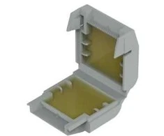 Gelinė sujungimo dėžutė Wago 207-1332 (IPX8, 33,6x17,8x45,9, pilka)
