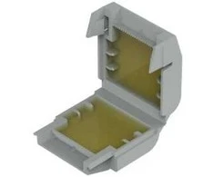Gelinė sujungimo dėžutė Wago 207-1333 (IPX8, 33,6x17,8x52,7 mm, pilka)