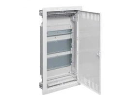 Hager 60 mod. multimedia skydelis metalinėmis durelėmis Hager VOLTA3 VU60NWB
