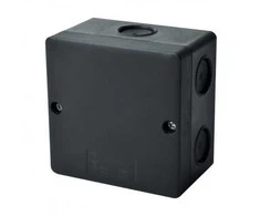 Hermetinė paskirstymo dėžutė Kopos KSK 80_FA (juoda, 81x81x54mm, IP66, UV atspari)