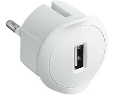 Įkrovimo lizdas USB LEGRAND 050680, (baltas, 5V 1.5A)