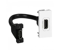 Įleidžiamas modulinis HDMI lizdas Mosaic Legrand 078778