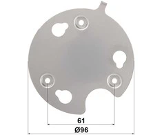 Dahua Technology Co Mini IP valdoma kamera 4MP 1/2.8 colio su IR iki 20m, 2.8mm~12mm, IK08, IP66, PoE