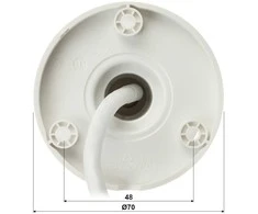 IP KAMERA DS-2CD1043G2-LIU(4MM) Išmanusis hibridinis šviestuvas - 3.7 Mpx Hikvision